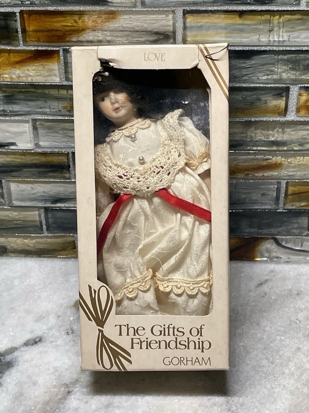 Vintage Gorham Doll Love G3114 The Gifts Of Friendship In Original Box